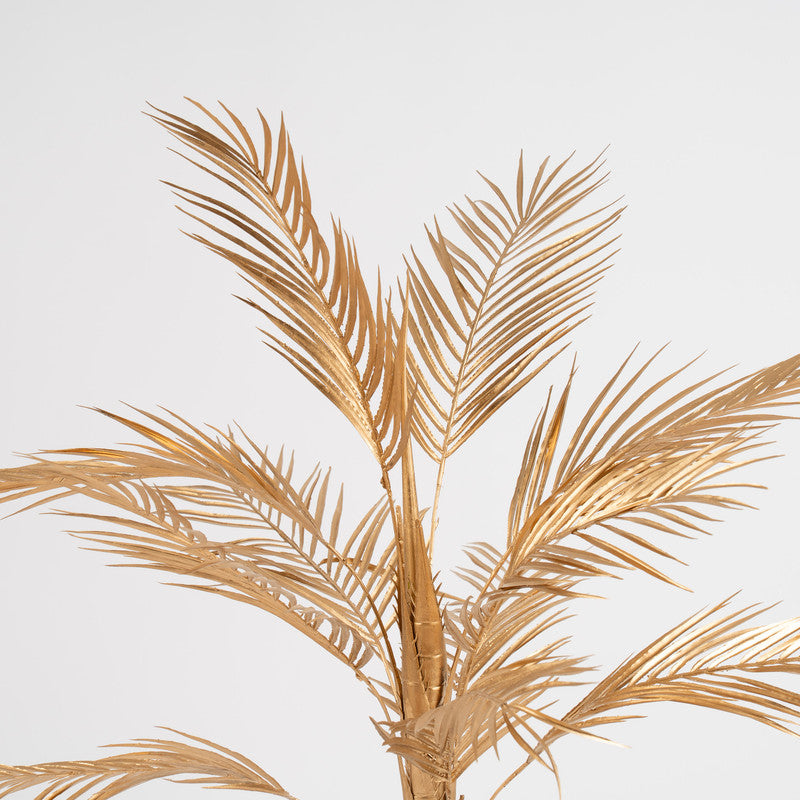 Artificial Gold Palm Tree 85cm